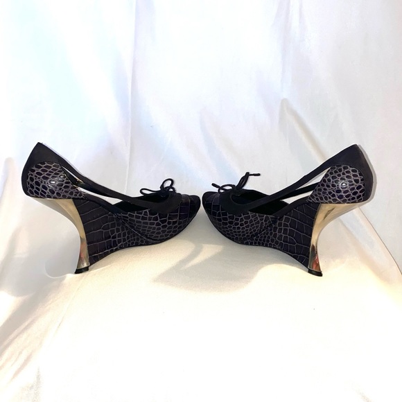 Christian Dior Leather Wedges - Picture 4 of 13
